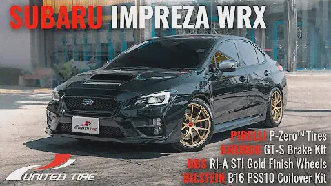 SUBARU IMPREZA WRX จัดชุดใหญ่ช่วงล่าง│BILSTEIN B16 PSS10│BREMBO GT-S│BBS RI-A Forged│PIRELLI P-Zero