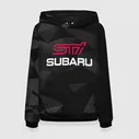Толстовка Subaru STI, Субару Женская 3D